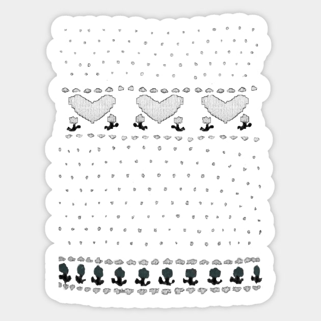Ellen griswold store black heart sweater